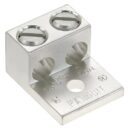 Panduit LAM2A2/0-14-6Y Aluminum Mechanical Lug with 1 Hole and 2 Barrel