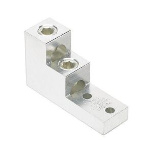 Panduit LAM2SB750-38-1Y Aluminum Mechanical Lug with Holes and 4 Barrels