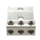 Panduit LAM3B3/0-12-3Y Aluminum Mechanical Lug with 2 Holes and 3 Barrel