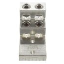 Panduit LAM4SB600-38-1Y Aluminum Mechanical Lug with 2 Holes and 4 Barrels