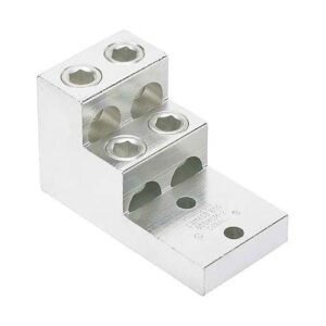 Panduit LAM4SB750-38-1Y Aluminum Mechanical Lug with 2 Holes and 4 Barrel