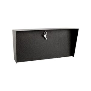 Pedestal Pro LANDO-CS-16X8-E 16" 8" Landscape Steel Housing, Black