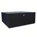 Speco LB1 DVR/VCR Lock Box with Fan, Removable Top, Black