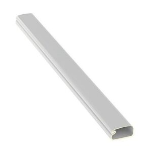 Panduit LD5WH8-A Pan-Way .77" .46" Low Voltage Surface Raceway, 8', White