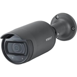 Hanwha LNO-6012R L-Series 2MP Outdoor IR Bullet Camera, 2.8mm Fixed Lens, Gray