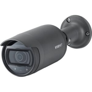 Hanwha LNO-6022R L-Series 2MP IR Bullet Camera, 4mm Fixed Lens, Gray