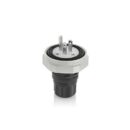 Leviton LNR80-1E Power Plug, NEMA 5-15, 15A, 125V, 2 Poles and Ground, 3-Wire Configuration