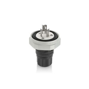 Leviton LNR80-6E Connectors, EB LCK PLG NEMA L6-15P15A250V 2P 3W GRND