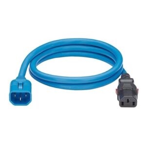 Panduit LPCA07-X Dual Locking Power Cord, IEC C14 to IEC