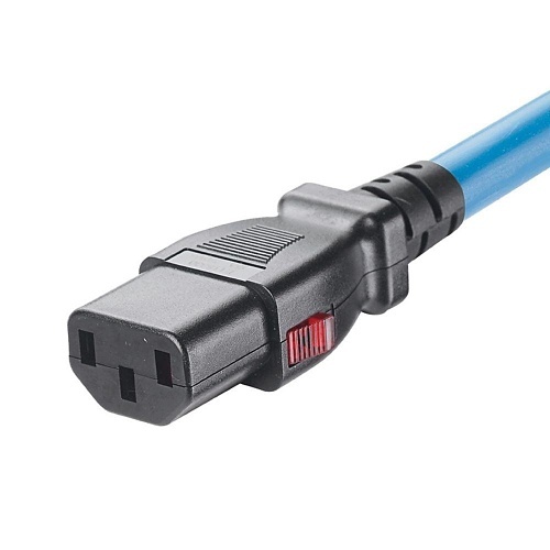 Panduit LPCA07-X Dual Locking Power Cord, IEC C14 to IEC