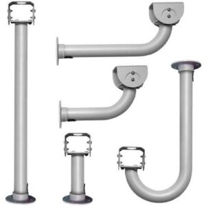 Bosch LTC 9219/01 Camera Feed Through Mount for Surveillance Camera, Light Gray