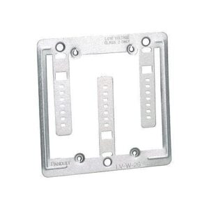 Panduit LV-W-2G Low Voltage Retrofit Mounting Plate Bracket