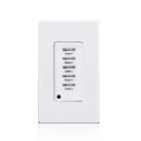 Leviton LVS-5W 5-Button Low Voltage Light Switch, White