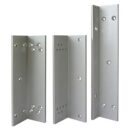 CDVI LZ300 L and Z brackets for SM300 Maglock, Satin Anodised Aluminum