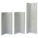 CDVI LZ500 L and Z Bracket for SM500 Maglock, Satin Anodized Aluminum