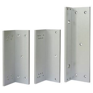 CDVI LZ500 L and Z Bracket for SM500 Maglock, Satin Anodized Aluminum