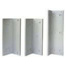 CDVI LZE500 L and Z Bracket for ESM500 Outdoor Maglock, Satin Anodised Aluminum