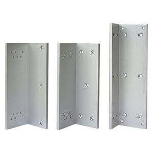 CDVI LZE500 L and Z Bracket for ESM500 Outdoor Maglock, Satin Anodised Aluminum