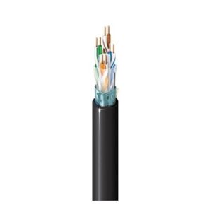 Belden M58183 23/4 CAT6 Mohawk F/UTP CMP Foil Shielded Cable, 1000', Black