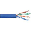 Belden M58281B Mohawk CAT6 Plenum Cable, 6LAN, 23/4 Solid BC, Unshielded, UTP, CMP, 1000' (304.8m) Box, Blue