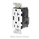 Leviton M58AA-B 20A Lev-Lok USB Tamper-Resistant Outlet Type -A