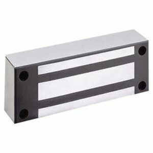 Securitron M62FGD Magnalock 1200lbf Electromagnetic Lock, 12/24VDC, Face Drilled, Gate Conduit, Door Position Switch