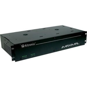Altronix MAXIMAL1RHV Access Power Controller with Power Supply Charger, 8-Fused Relay Outputs, 12/24V DC at 4A, 220V AC, 2U