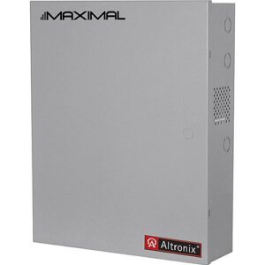 Altronix MAXIMAL33D Access Power Controller with Power Supply Chargers, 16 PTC Class Relay Outputs, Dual 12/24VDC P/S at 6A, BC800 Enclosure