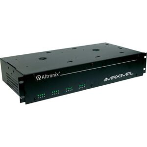 Altronix MAXIMAL33R Access Power Controller with Power Supply Chargers, 16 Fused Relay Outputs, Dual 12/24VDC P/S at 6A each, 115VAC, 2U