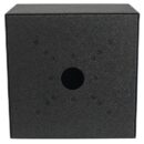 Pedestal Pro MC-CS-10-E 10" 10" Square Steel Housing, Black Power Coated