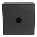 Pedestal Pro MC-CS-12-E 12" 12" Square Steel Housing, Black Power Coated