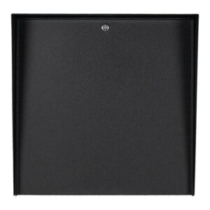 Pedestal Pro MC-CS-20-E 20" Square Steel Housing, 14-Gauge Steel, Black Powder Coated