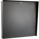 Pedestal Pro MC-CS-24-E 24" 24" Square Steel Housing, NEMA 4.x, Black Power Coated