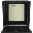 Pedestal Pro MC-PC-10-E-BLK 10" Square Polycarbonate Housing, Black