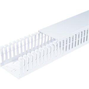 Panduit MC25X50WH2 Slotted Metric Duct PVC, 25mm x 50mm x 2m, Cable Management, White