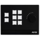 AMX MCP-108-BL AMX MCP-108 Massio Button Control Pad with Knob