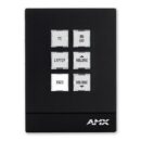 AMX MKP-106P-WH 6-Button Massio Keypad, White