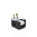 Leviton ML1-AP Connectors, EB Plug Midget Agl 2Po 2Wi 15A125V