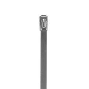 Panduit MLT4S-CP316 Self-Locking Cable Tie, 14"-14.3"L (362mm), 316 Stainless Steel