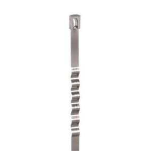 Panduit MLT4WLH-LP MLT Wave Tie 304 Stainless Steel, Standard, 14.3"