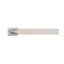 Panduit MLTFC4H-LP316WH MLT 316 Stainless Steel Fully Coated Heavy Duty 14" Cable Tie