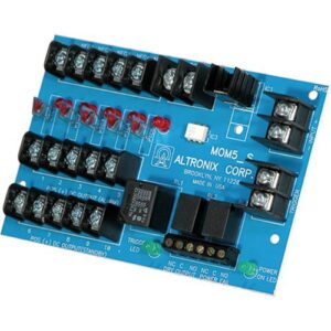 Altronix MOM5 Multi-Output Distribution Module, PTC Class Outputs, Board