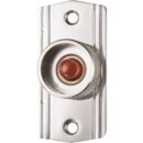 Alarm Controls MP-26 Mini Remote Wall Plate with Red N/O Push Button and Guard Ring