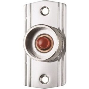 Alarm Controls MP-26 Mini Remote Wall Plate with Red N/O Push Button and Guard Ring