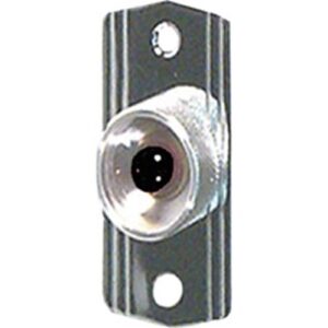 Alarm Controls MP-26A Mini Remote Wall Plate with Black N/C Push Button and Guard Ring