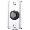 Alarm Controls MP-44 Mini Remote Wall Plate with Indicating Push Button, Chrome Plated Brass