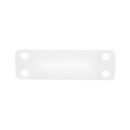 Panduit MP350-C Marker Plate, Cable Tie, PA 6.6, 3.5x0.75", 100-Pack, White