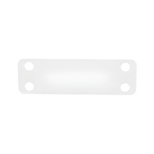 Panduit MP350-C Marker Plate, Cable Tie, PA 6.6, 3.5x0.75", 100-Pack, White