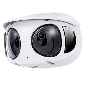 VIVOTEK MS930-EHV 8MP Panoramic Camera, 2x2.8 mm Lenses, IP66 and IK10, NDAA and TAA Compliant, White