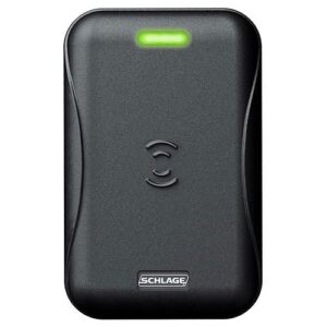 Schlage MT15 Single Gang Wall Mount Multi-Technology Reader, Black